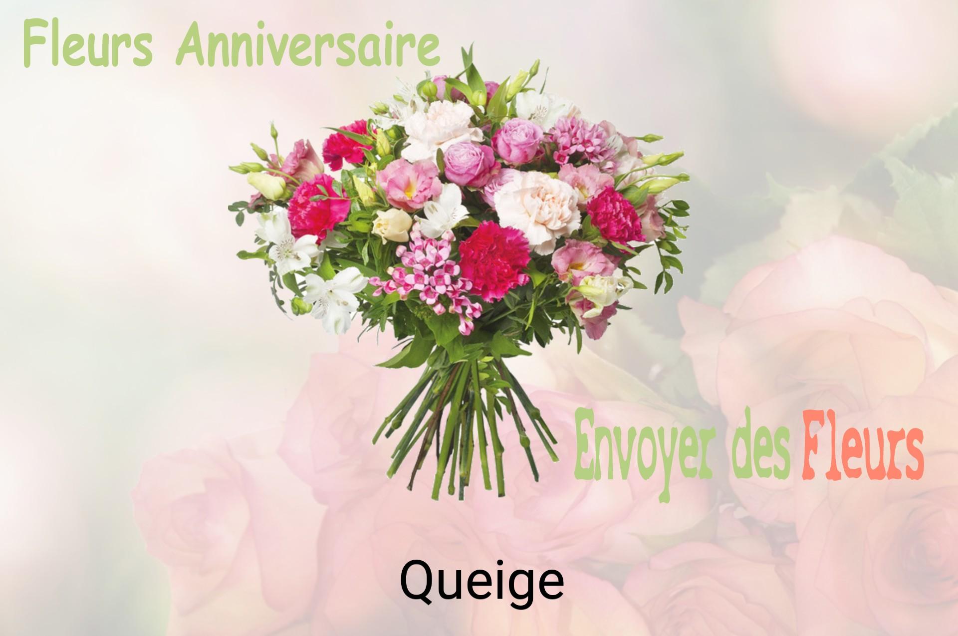 Bouquet de fleurs d’anniversaire livré à Queige